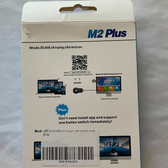 Anycast M2 Plus Wireless Display Adapter Mobile Screen Mirroring - Picture 4 of 5